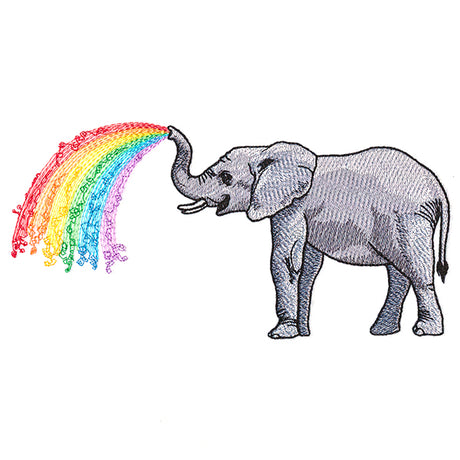 Wild Rainbow Elephant