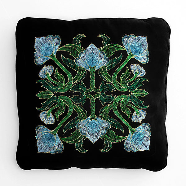 Art Deco Floral Square