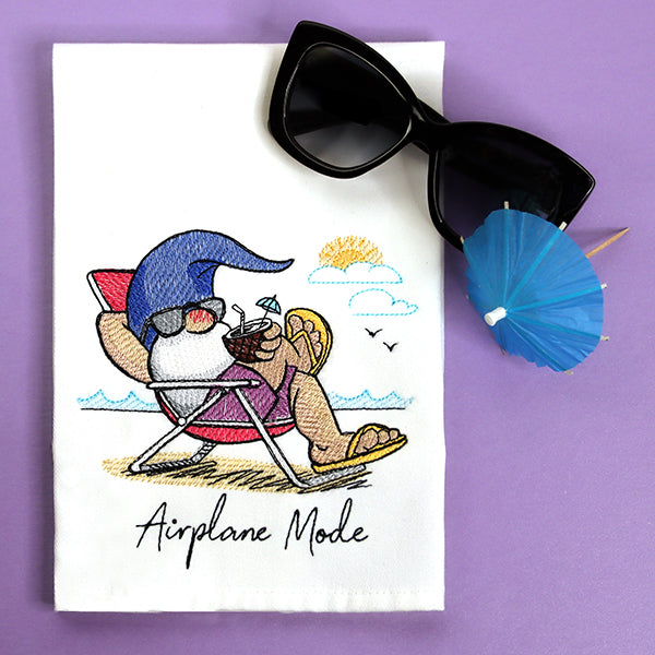 Airplane Mode Vacationing Gnome