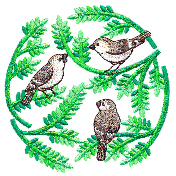 Ferns and Birds Circle