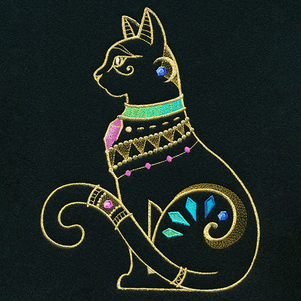 Egyptian Bejeweled Cat