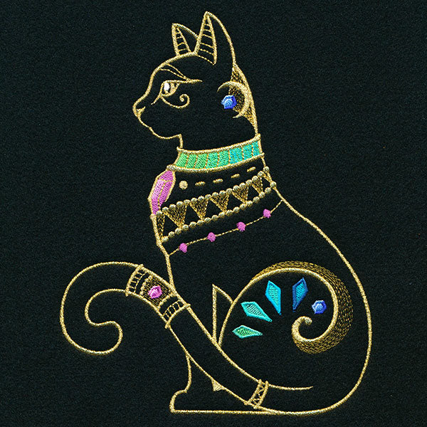 Egyptian Bejeweled Cat