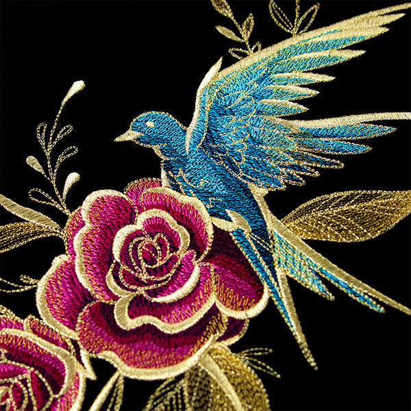 Glimmering Garden - Swallow and Roses