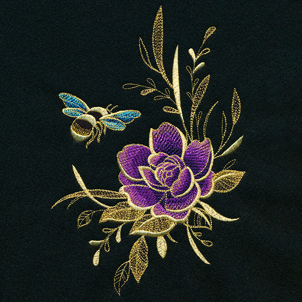 Glimmering Garden - Honeybee and Rose