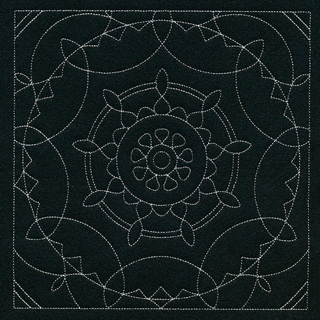 Mesmerizing Mandala Quilting Square 1