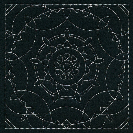 Mesmerizing Mandala Quilting Square 1