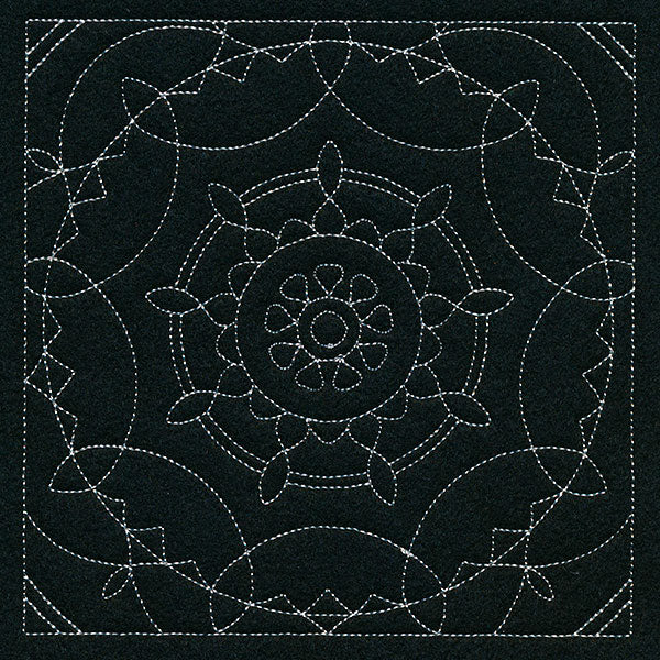 Mesmerizing Mandala Quilting Square 1