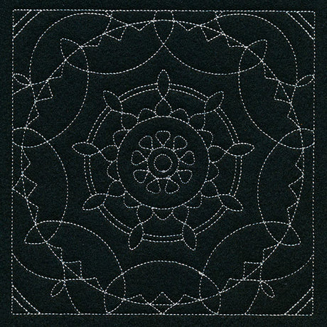 Mesmerizing Mandala Quilting Square 1