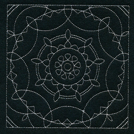 Mesmerizing Mandala Quilting Square 1
