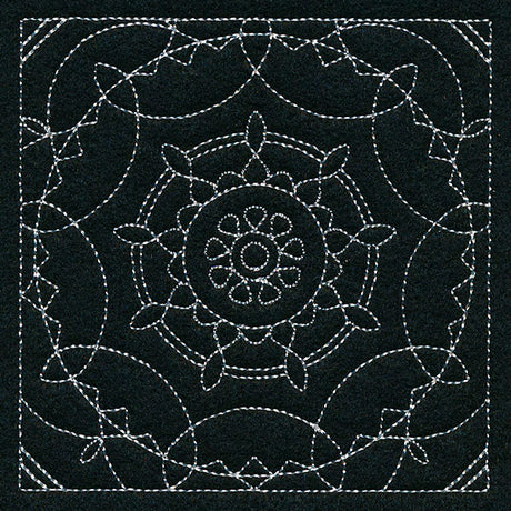 Mesmerizing Mandala Quilting Square 1