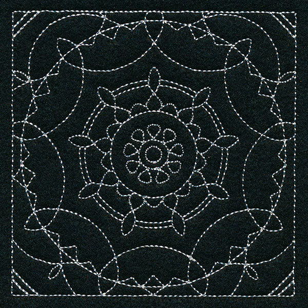 Mesmerizing Mandala Quilting Square 1