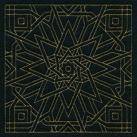 Mesmerizing Mandala Quilting Square 2