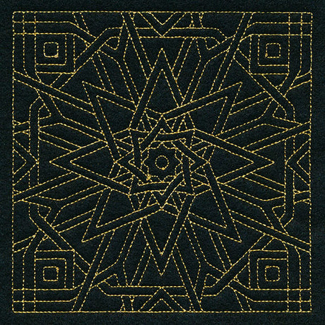 Mesmerizing Mandala Quilting Square 2