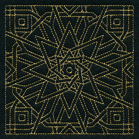 Mesmerizing Mandala Quilting Square 2
