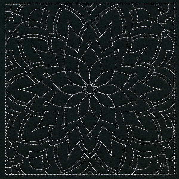Mesmerizing Mandala Quilting Square 3