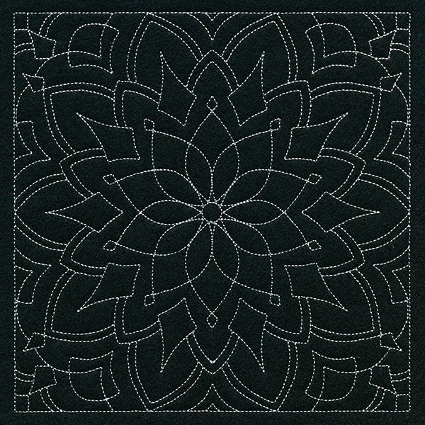 Mesmerizing Mandala Quilting Square 3