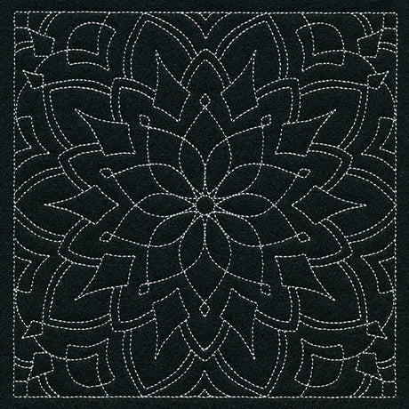 Mesmerizing Mandala Quilting Square 3