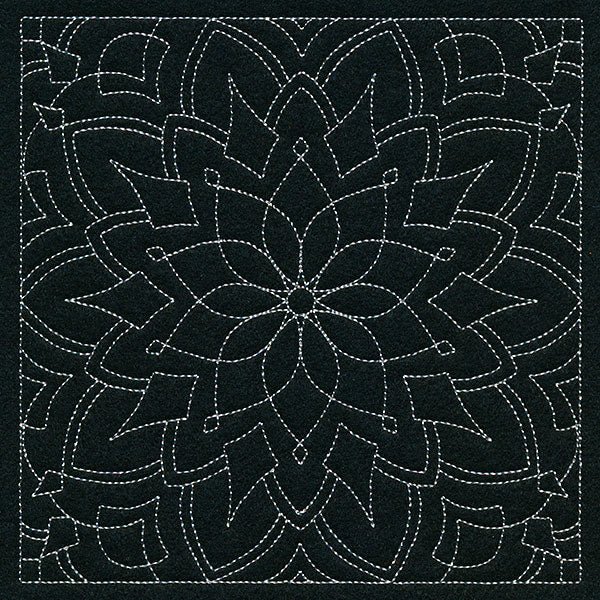 Mesmerizing Mandala Quilting Square 3