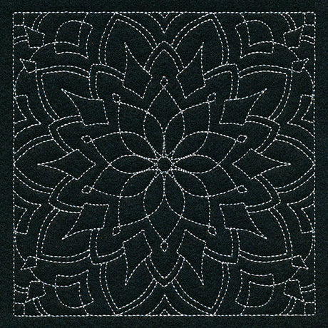 Mesmerizing Mandala Quilting Square 3