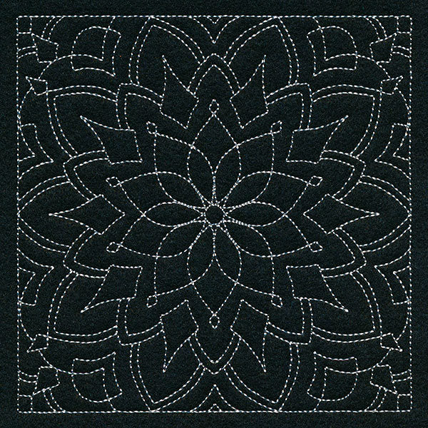 Mesmerizing Mandala Quilting Square 3