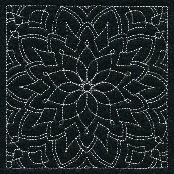 Mesmerizing Mandala Quilting Square 3