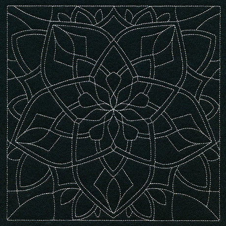 Mesmerizing Mandala Quilting Square 5