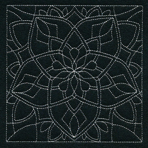 Mesmerizing Mandala Quilting Square 5