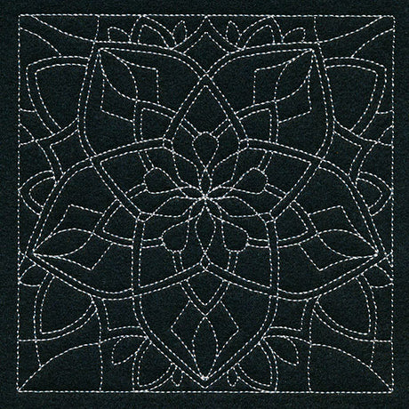 Mesmerizing Mandala Quilting Square 5