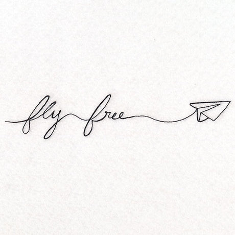 Fly Free Paper Airplane
