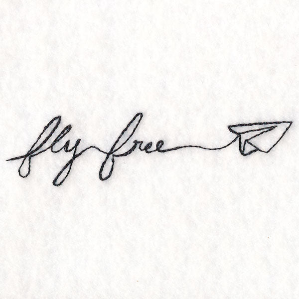 Fly Free Paper Airplane