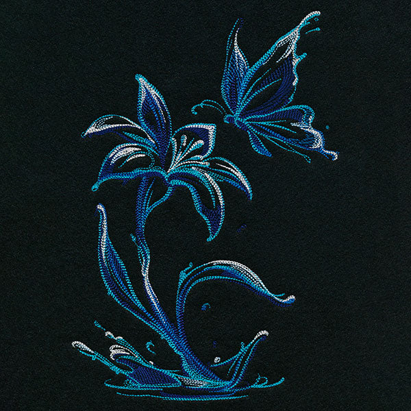 Water of Life Lily and Butterfly