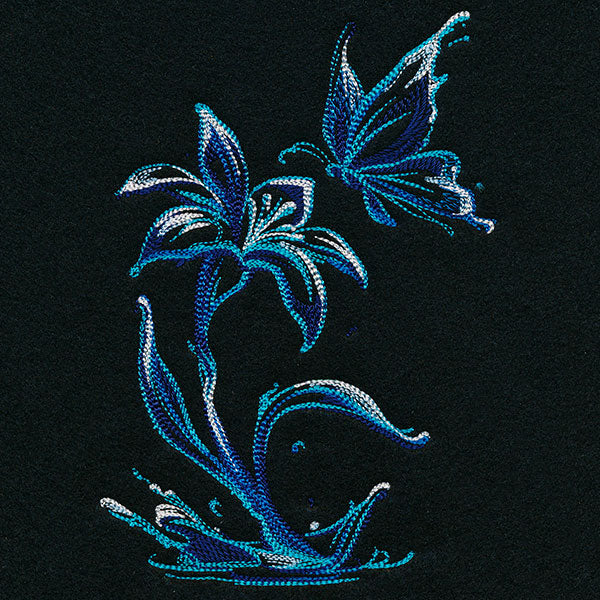 Water of Life Lily and Butterfly