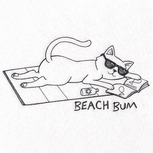 Beach Bum Cat