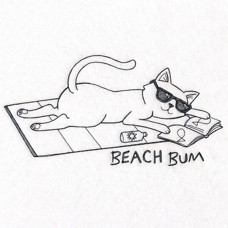 Beach Bum Cat