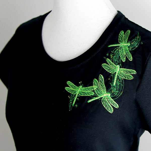 Illuminated Dragonfly Cascade