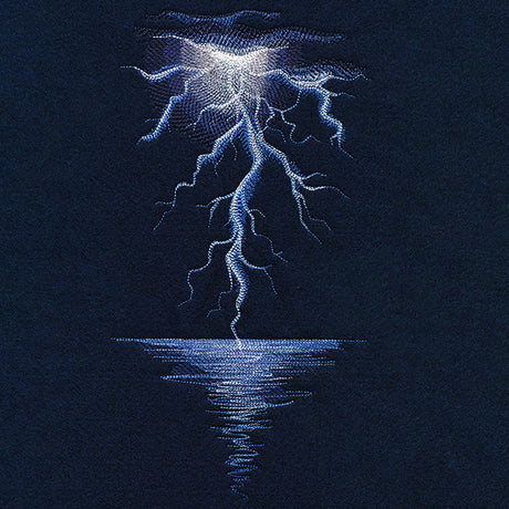 Lightning Storm at Sea