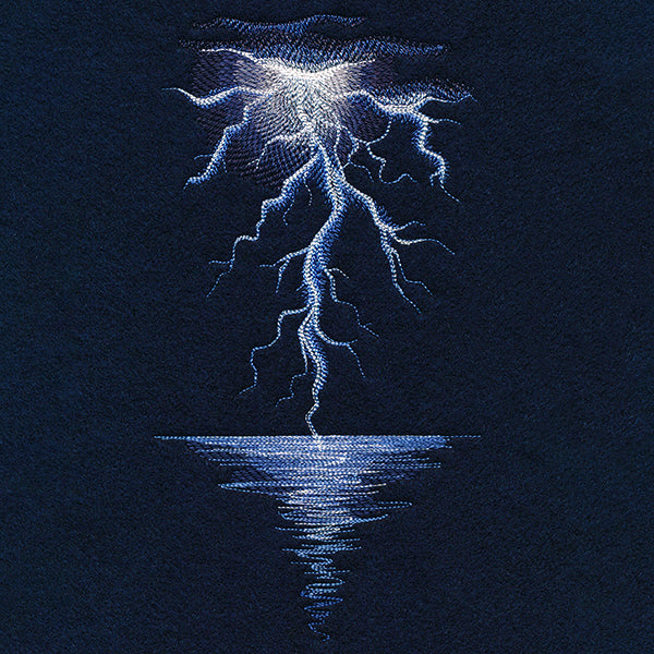 Lightning Storm at Sea