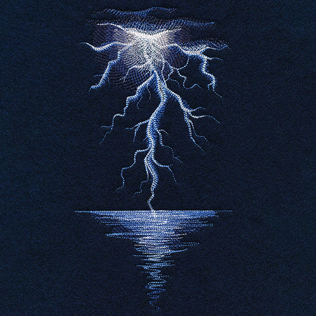 Lightning Storm at Sea