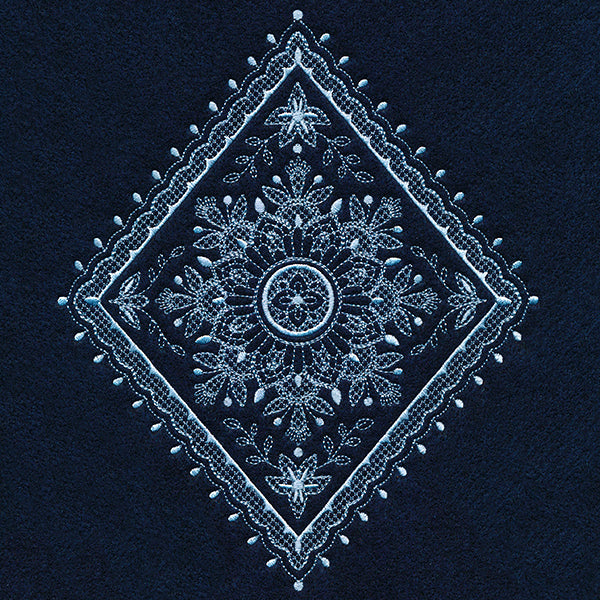 Opulence and Beauty Floral Diamond