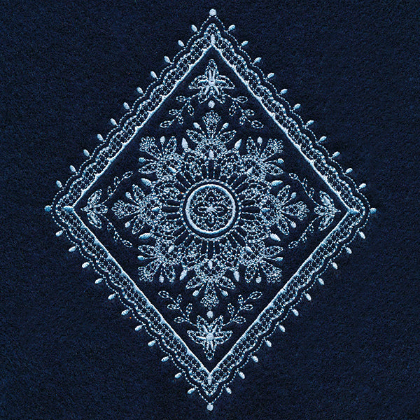 Opulence and Beauty Floral Diamond