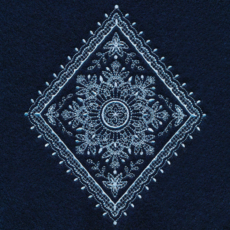 Opulence and Beauty Floral Diamond