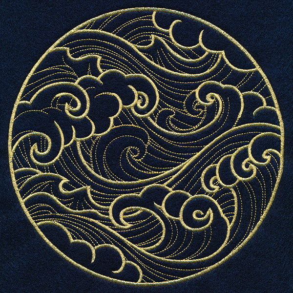 Ocean Waves Circle