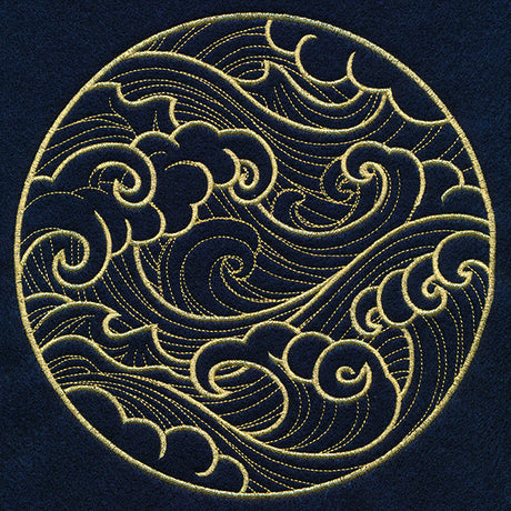 Ocean Waves Circle