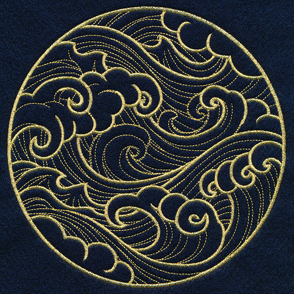Ocean Waves Circle