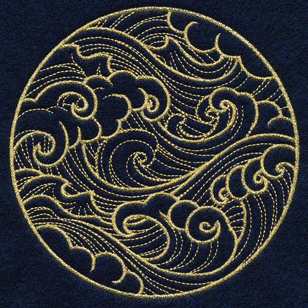 Ocean Waves Circle