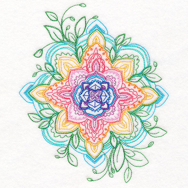 Wild Nature Rainbow Mandala