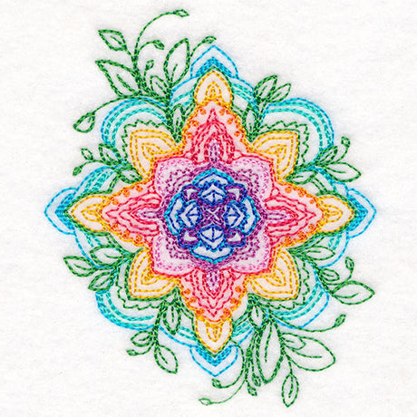 Wild Nature Rainbow Mandala