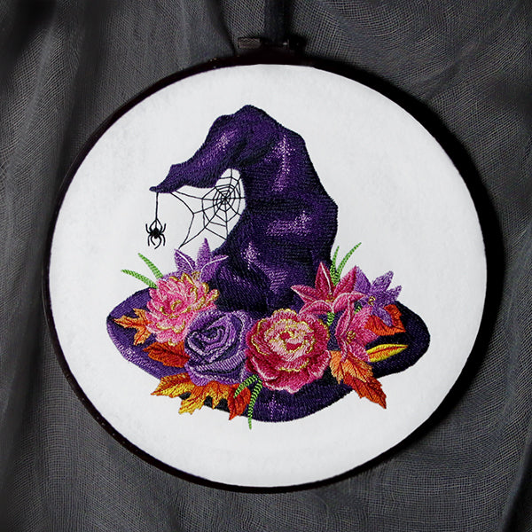 Floral Witch Hat