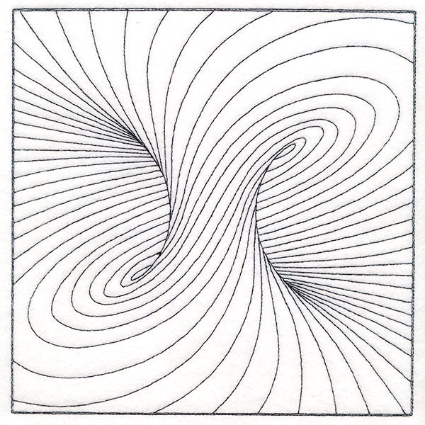 Optical Illusion Quilting Square 1