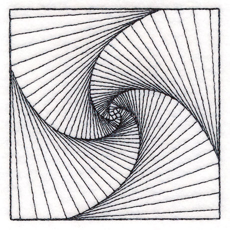 Optical Illusion Quilting Square 3
